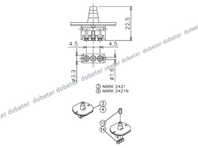 panasonic CM602 nozzle 2421 CM402 KCFX05CTA00